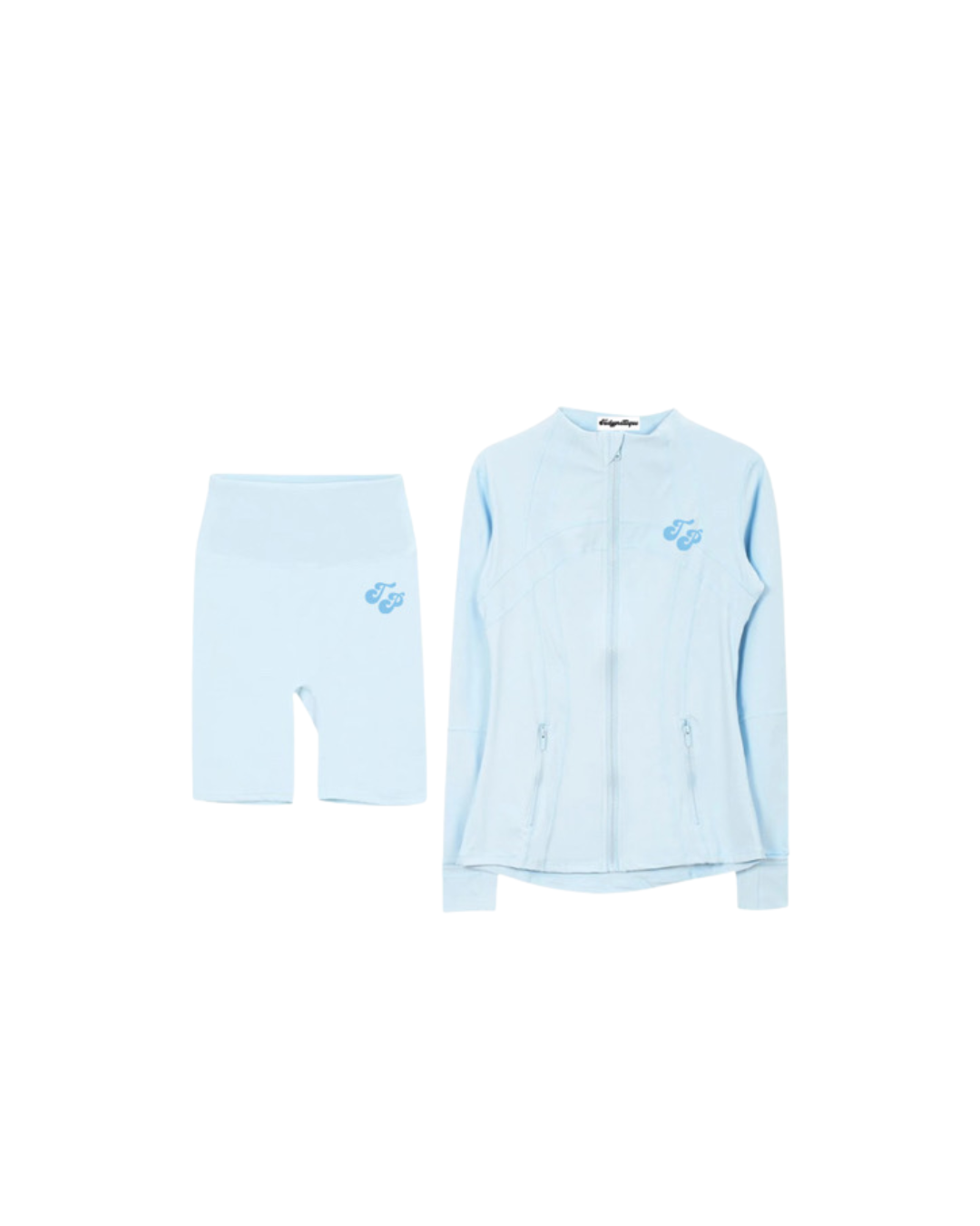 “Powder Blue” Activewear Short Set SHIP 04/10