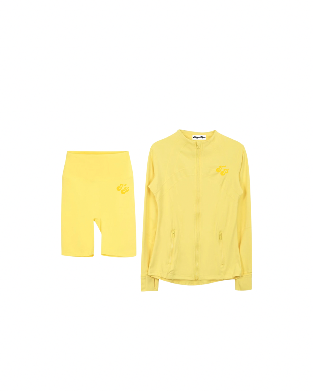 “Lemon” Activewear Short Set SHIP 04/10